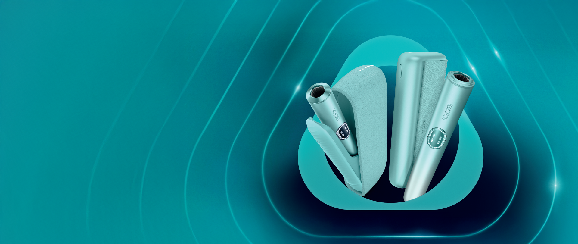 Two IQOS ILUMA Range devices - ILUMA and ILUMA PRIME devices with holder and charger